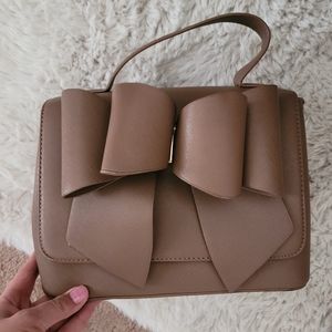 Brown Purse with Bow